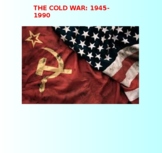 Distance Learning- Cold War Causes and Events PowerPoint