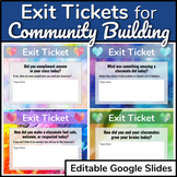 Digital Community Building | SEL Exit Tickets