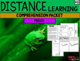 Distance Learning Comprehension #3 (Frogs)