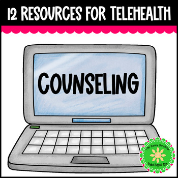 Preview of Telehealth School Counseling Bundle