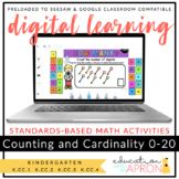 Distance Learning: Counting and Cardinality 0-20 for Seesa
