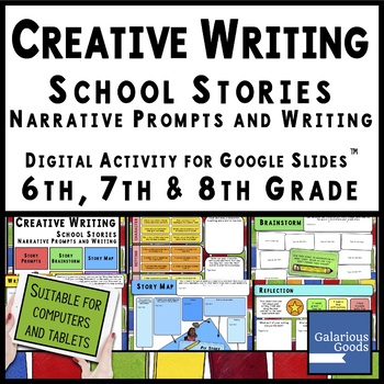 Preview of Creative Writing School Stories -  Digital Resource