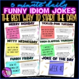 Distance Learning Daily Idiom Joke of the Day Morning Meet