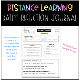 Distance Learning Daily Reflection Journals for Students