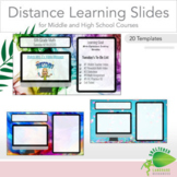 Distance Learning Daily Slides for Middle School