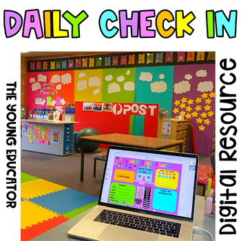 Preview of Distance Learning Daily Wellbeing and Attendance Check In *SEESAW*GOOGLE SLIDES*