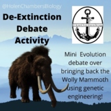 Biology - EVOLUTION: De-Extinction of the Woolly Mammoth M