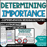 Determining Importance Reading Comprehension Slides, Activ
