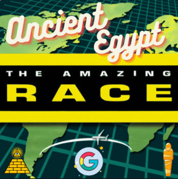 Preview of Distance Learning: Digital Ancient Egypt The Amazing Race Activity