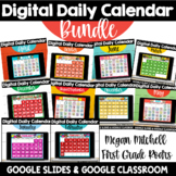 Distance Learning Digital Calendar Bundle Google Slides