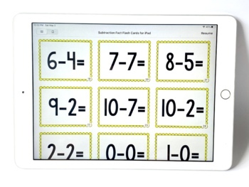 Digital Flash Cards MATH by Elementary Littles