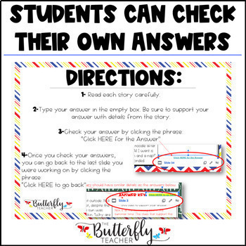 Distance Learning Digital Inference Task Cards for 5th & 6th Grade