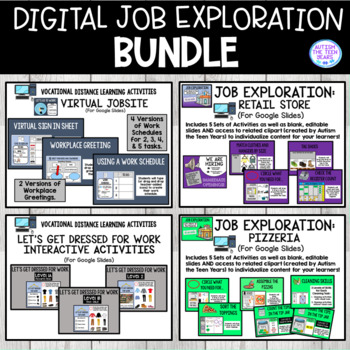 Preview of Digital Job Exploration Bundle