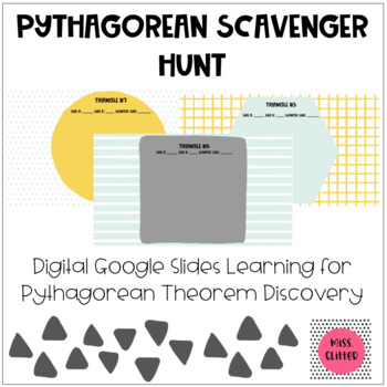 Preview of Distance Learning: Digital Pythagorean Theorem Scavenger Hunt