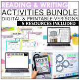 Reading Comprehension & Writing Prompt Activities Bundle