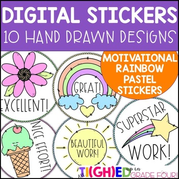 Distance Learning Digital Stickers Pack