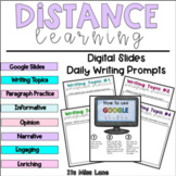 Distance Learning: Digital Writing Prompts