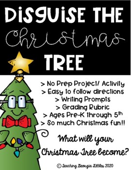 Preview of Distance Learning: Disguise A Christmas Tree [Fun Craft/ Project]