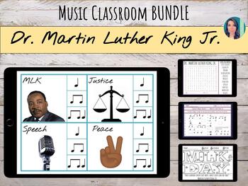 Preview of Dr. Martin Luther King Jr. BUNDLE for Music Class