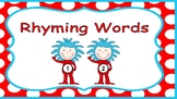 Distance Learning Dr. Seuss Inspired Rhyming Words (BOOM Cards)