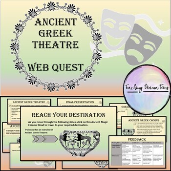Preview of Distance Learning - Drama Webquest - Ancient Greek Theatre