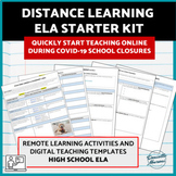 Distance Learning ELA Activities & Digital Starter Package