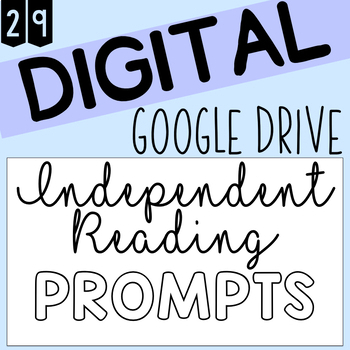 Preview of Distance Learning ELA: Digital Reading Prompts for Middle School