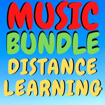 Preview of Distance Learning ELEMENTARY MUSIC LESSON BUNDLE!