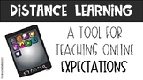 Distance Learning EXPECTATIONS