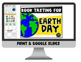 Distance Learning Earth Day Book Tasting