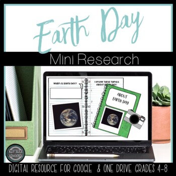 Preview of Earth Day Short Research Project - Digital Activities