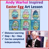 Distance Learning Easter Art – Warhol Inspired Easter Eggs