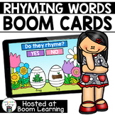 Distance Learning- Easter Rhyming Words Boom Cards Deck
