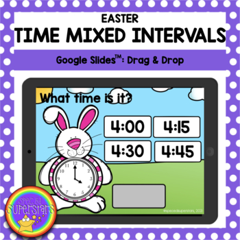 Preview of Distance Learning - Easter Time: Mixed Intervals: A Google Slides Activity