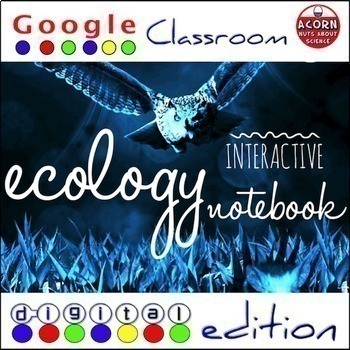 Preview of Distance Learning Ecology Google Drive Interactive Notebook