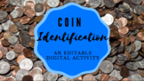 Distance Learning Editable Coin Identification Activity Go