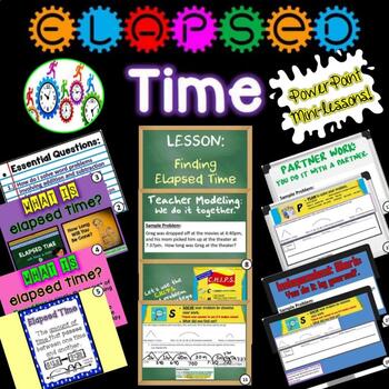 Preview of Elapsed Time PowerPoint Lessons (using Mountain Strategy)