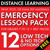 Distance Learning Emergency Lessons, 12 Home Study E-Learn
