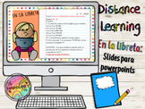 Distance Learning - En la libreta: PowerPoint TEMPLATES