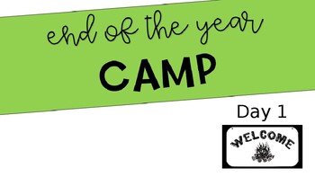 Preview of Distance Learning- End of Year Camp