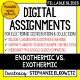 Endothermic vs. Exothermic Digital Activities | Distance Learning