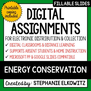 energy assignments