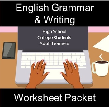 english grammar and writing worksheet packet distance learning tpt