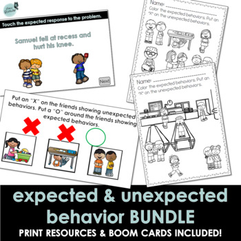 Preview of Expected & Unexpected Behavior BUNDLE - Digital & Print Resources