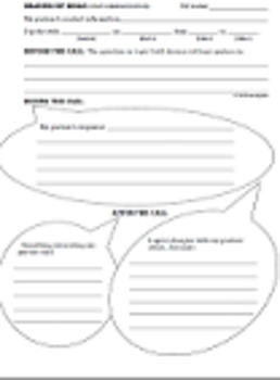 Preview of FRENCH PHONE CALL OPINION SHARING TEMPLATE homework w partner
