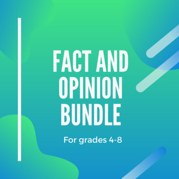 Preview of Fact & Opinion Bundle