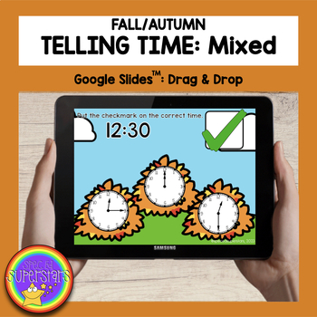 Preview of Distance Learning - Fall/Autumn Time: Mixed Intervals: A Google Slides Activity