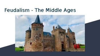 Preview of Distance Learning: Feudalism-The Middle Ages - slides, video, sheets, assessment