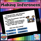 Making Inferences First Grade Second Grade Task Cards Digi
