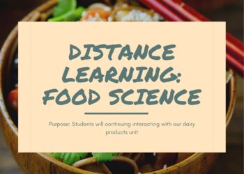 Preview of Distance Learning: Food Science and Dairy Products